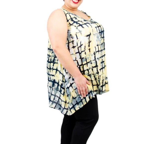 Blue Sky Swing Tank in Blue/White Nymph - Picture 6 of 6